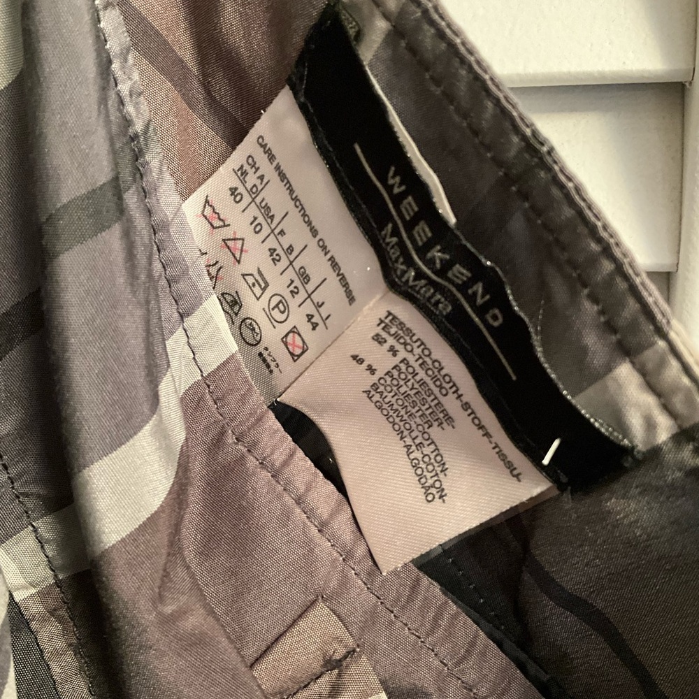MaxMara Weekend Plaid Skirt - 10 - Picture 6 of 6